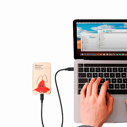 Внешний SSD Reletech Elite9 Ultra Magnetic 4 Тб, золотистый Фото 2