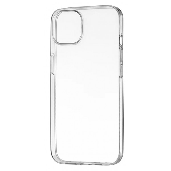 Чехол силиконовый для iPhone 13, прозрачный Фото 1