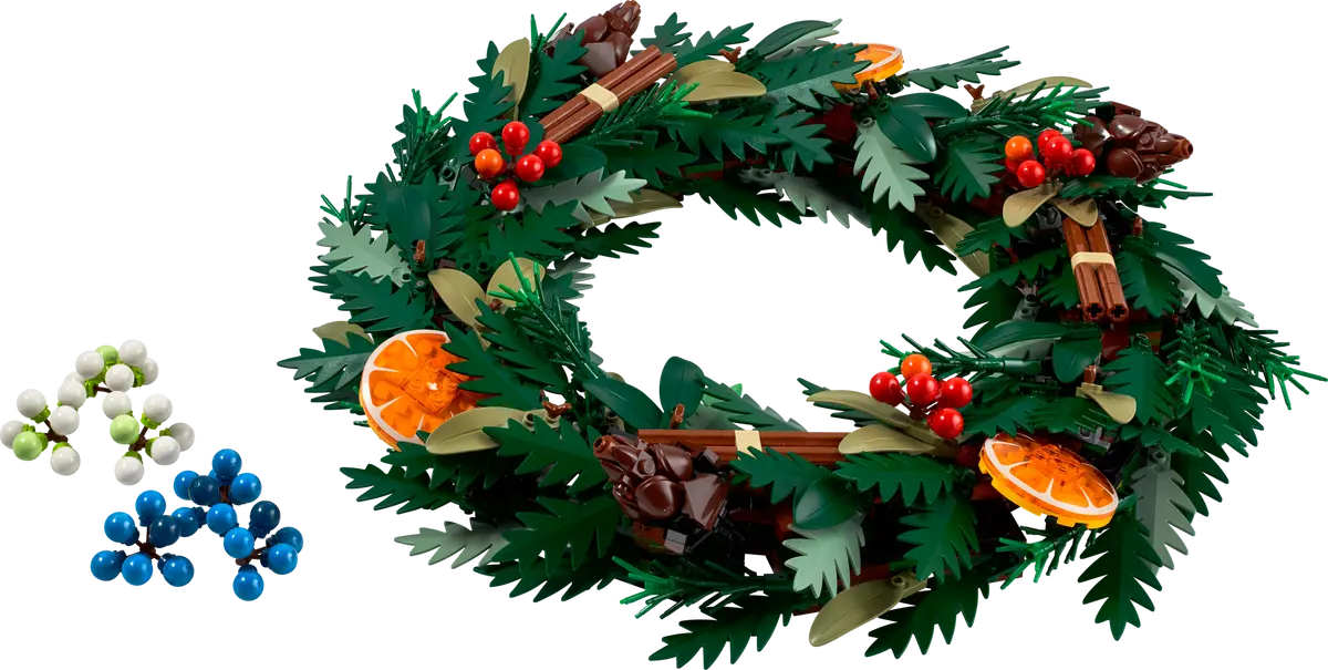 Конструктор LEGO Icons 10340 Wreath, Рождественский Венок Фото 2