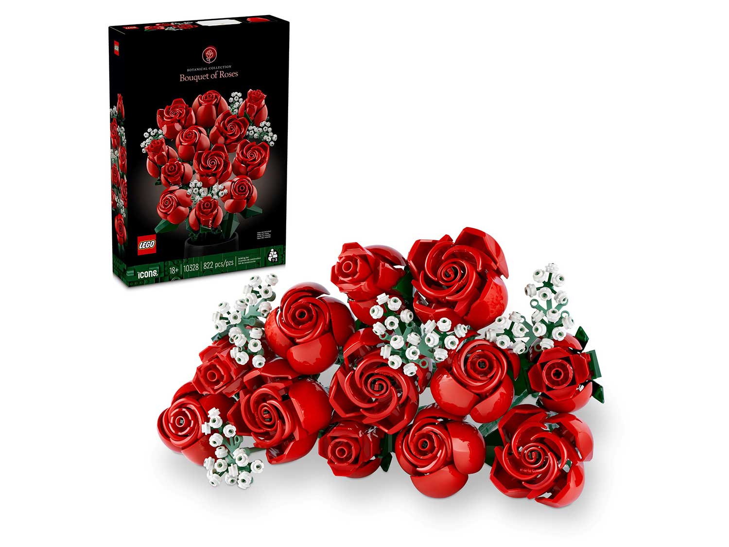 Конструктор LEGO The Botanical Collection Bouquet of Roses (10328) Фото 5