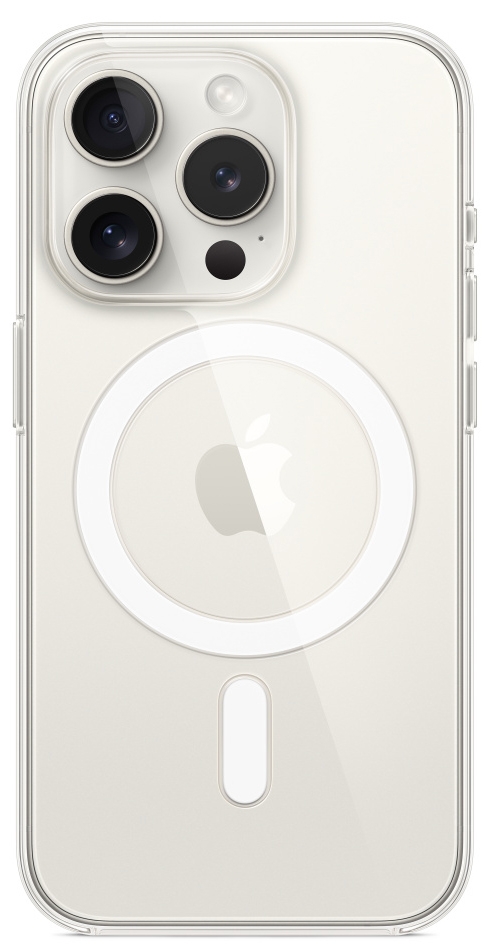 Чехол Apple для iPhone 15 Pro Clear Case с MagSafe, прозрачный (MT223) Фото 0