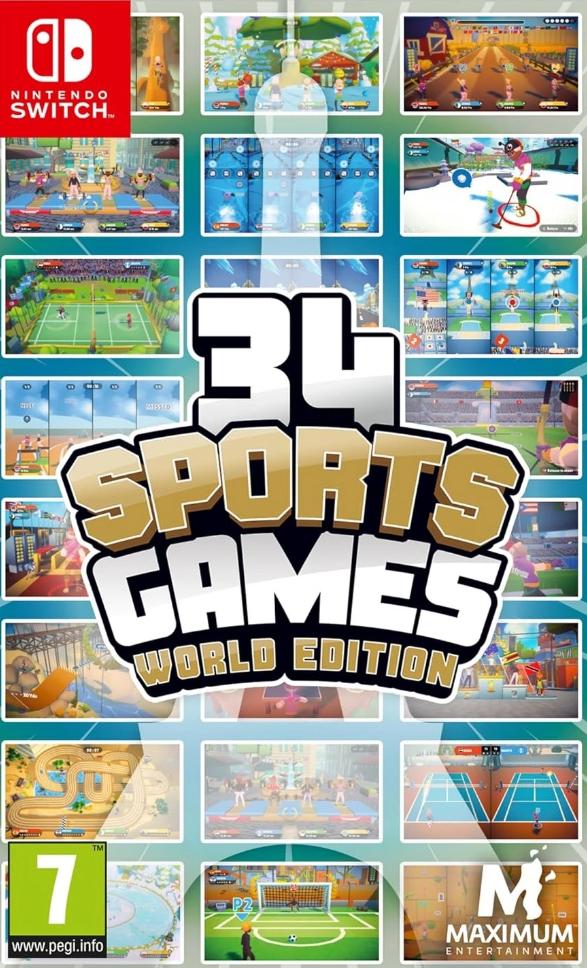 Игра 34 Sports Games World Edition для Nintendo Switch Фото 0