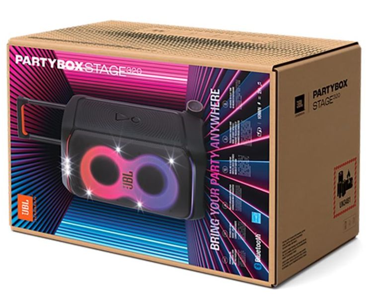 Портативная акустика JBL PartyBox 320, черный Фото 9