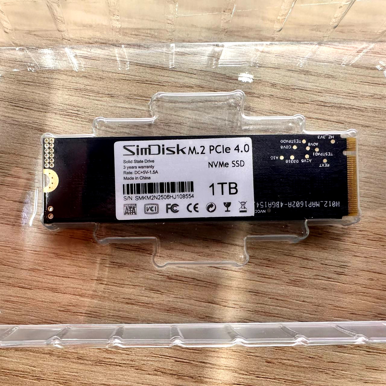 SimDisk M.2 NVME PCIE4.0, 1 Тб Фото 2