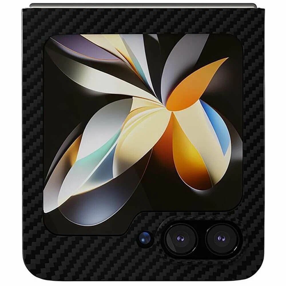 Чехол VLP Kevlar Case для Samsung  Z Flip 5, черный Фото 3