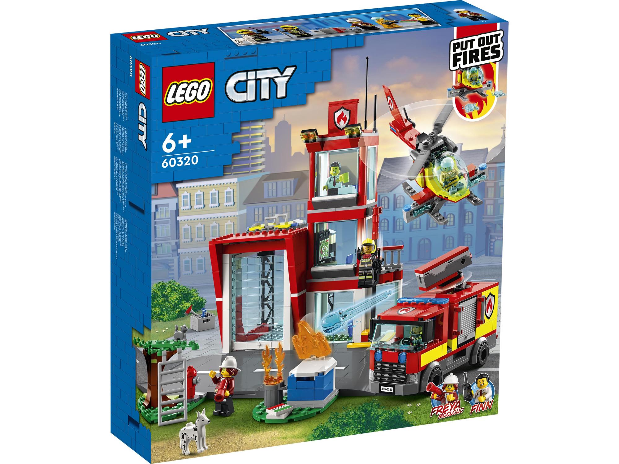Конструктор LEGO City 60320 Пожарная часть Фото 0
