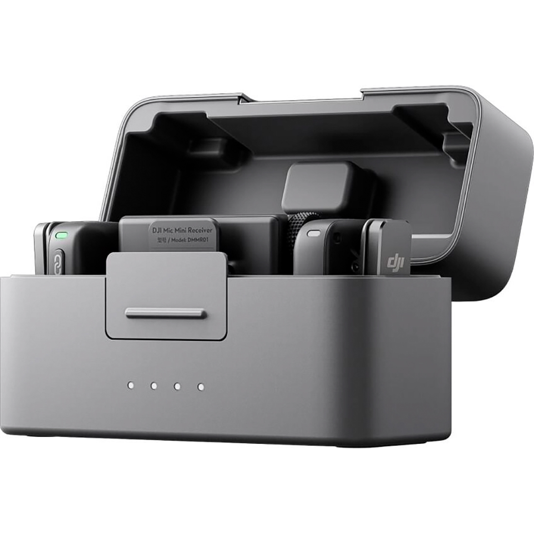 Комплект микрофонов DJI Mic mini (2 TX + 1 RX + зарядный кейс), черный