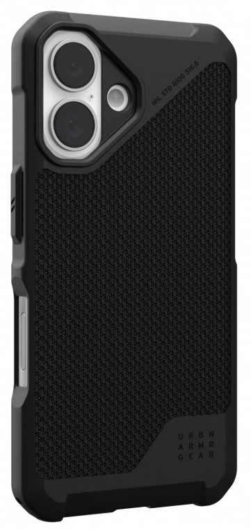 Чехол UAG Metropolis LT с MagSafe для iPhone 16, черный (114454113940) Фото 3