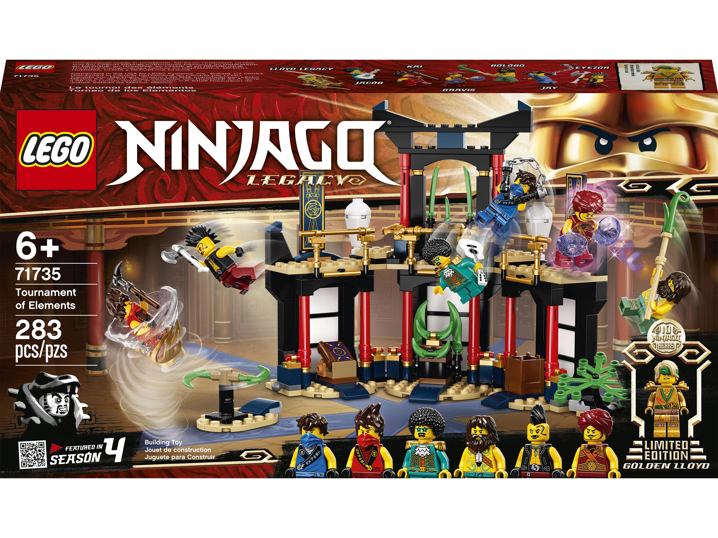Конструктор LEGO Ninjago 71735 Турнир стихий Фото 6
