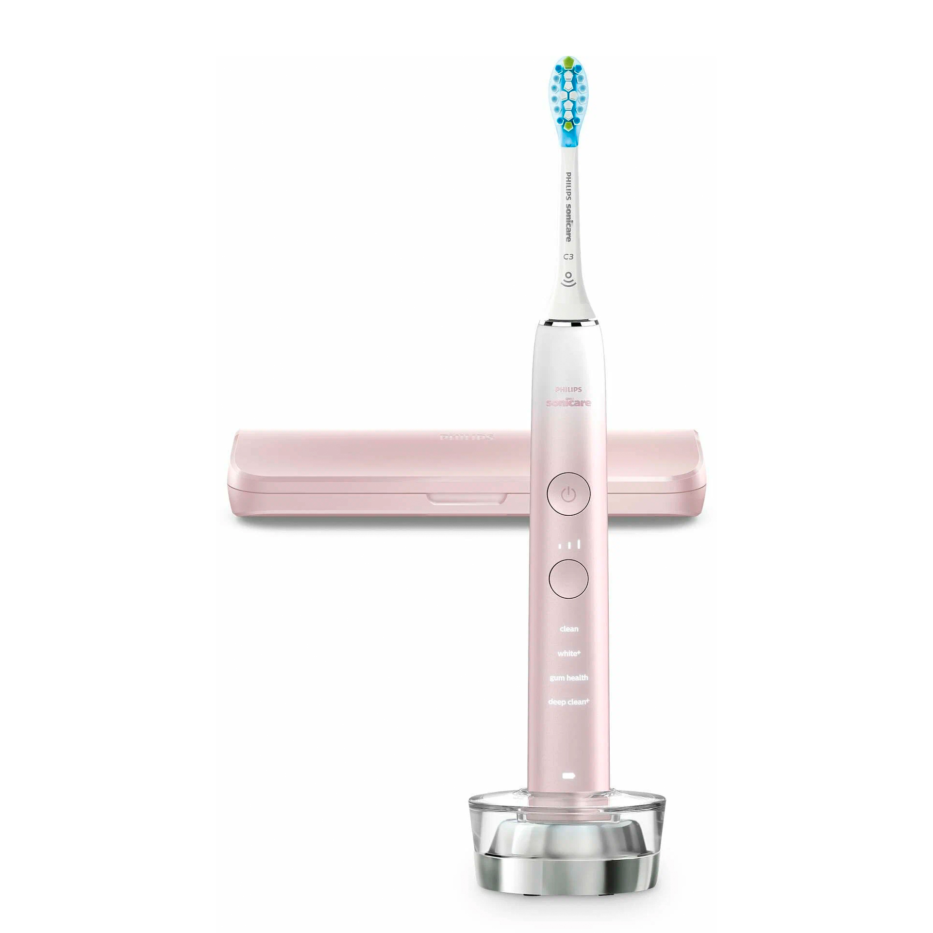 Электрическая зубная щетка Philips DiamondClean 9000 Series HX9911/84, специальная серия, розовый Фото 2