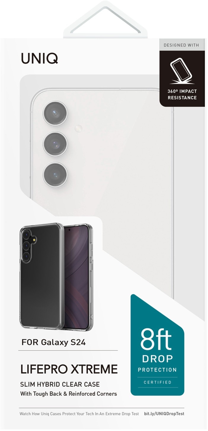 Чехол UNIQ LIFEPRO XTREME для Galaxy S24, прозрачный (GS24HYB-LPRXCLR) Фото 2