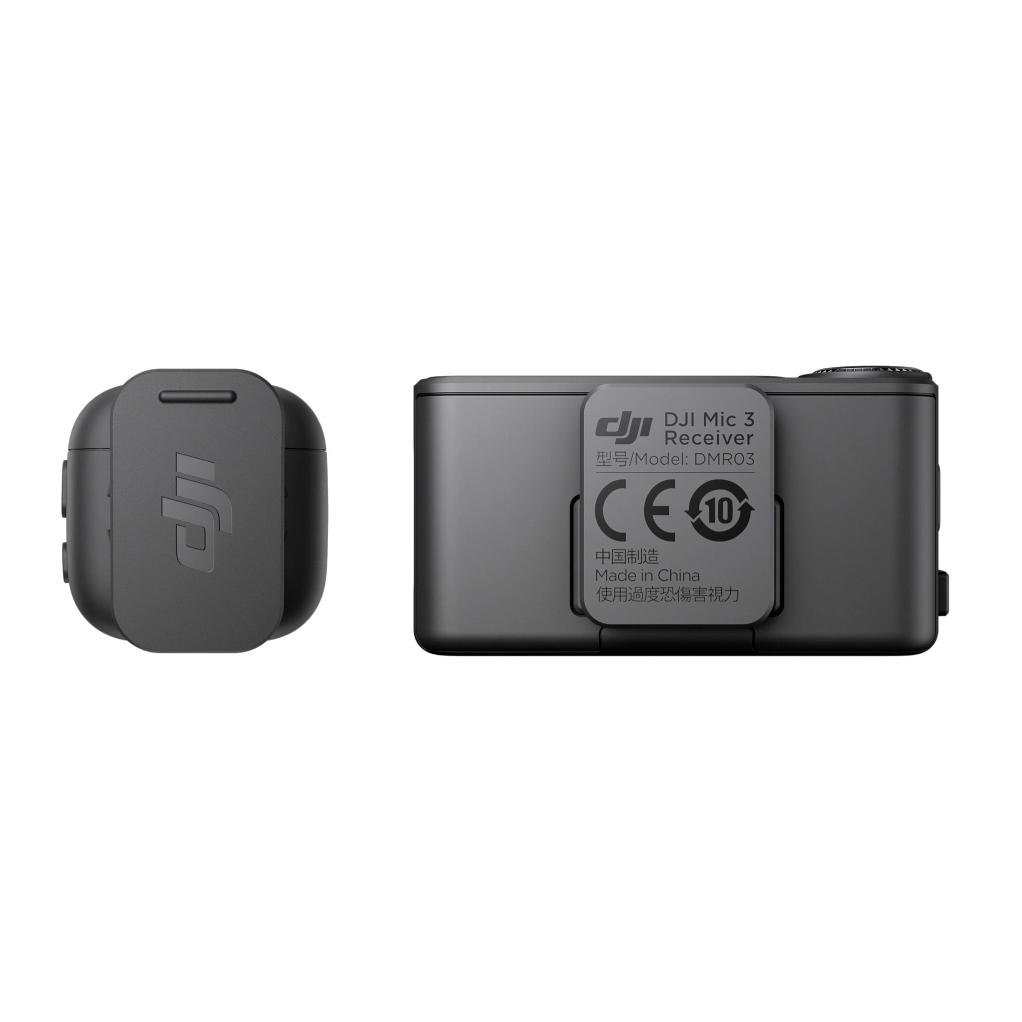 Беспроводной микрофон DJI Mic 3 (1 TX + 1 RX), черный Фото 3