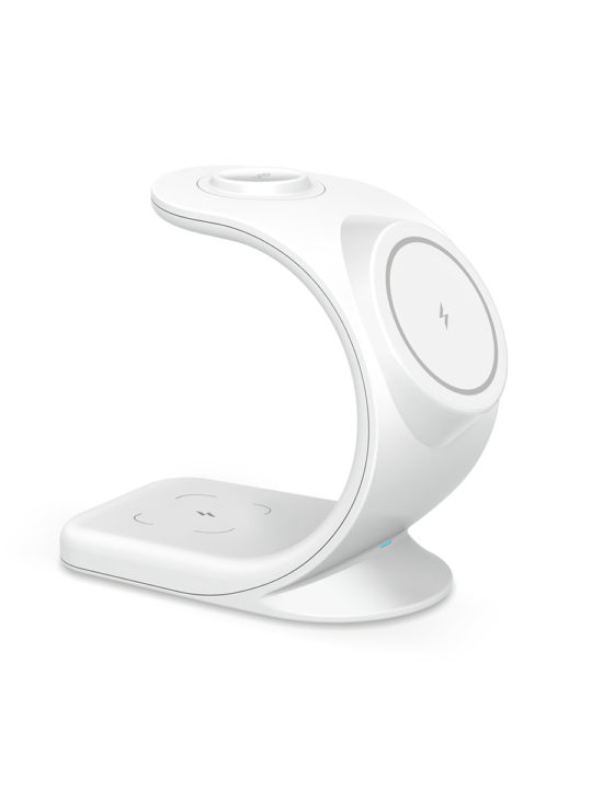 Беспроводное зарядное устройство vlp Powerstand 3in1, белый Фото 2