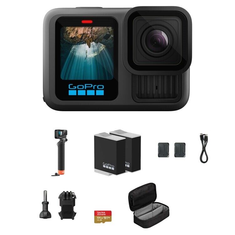 Экшн-камера GoPro HERO13 Accessories Bundle, черный Фото 4