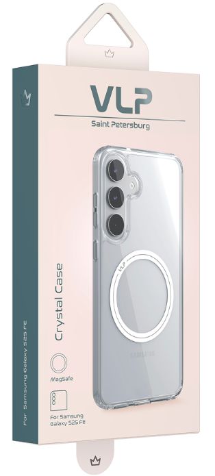 Чехол VLP Crystal Case MagSafe для Samsung S25 FE, прозрачный (1052054) Фото 3