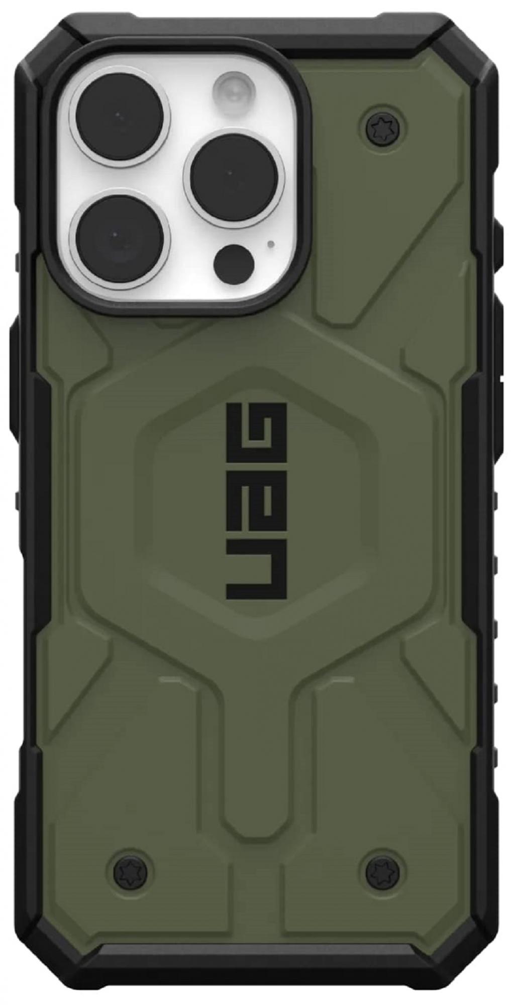 Чехол UAG Pathfinder c MagSafe для iPhone 16 Pro, зеленый (114468117272) Фото 0