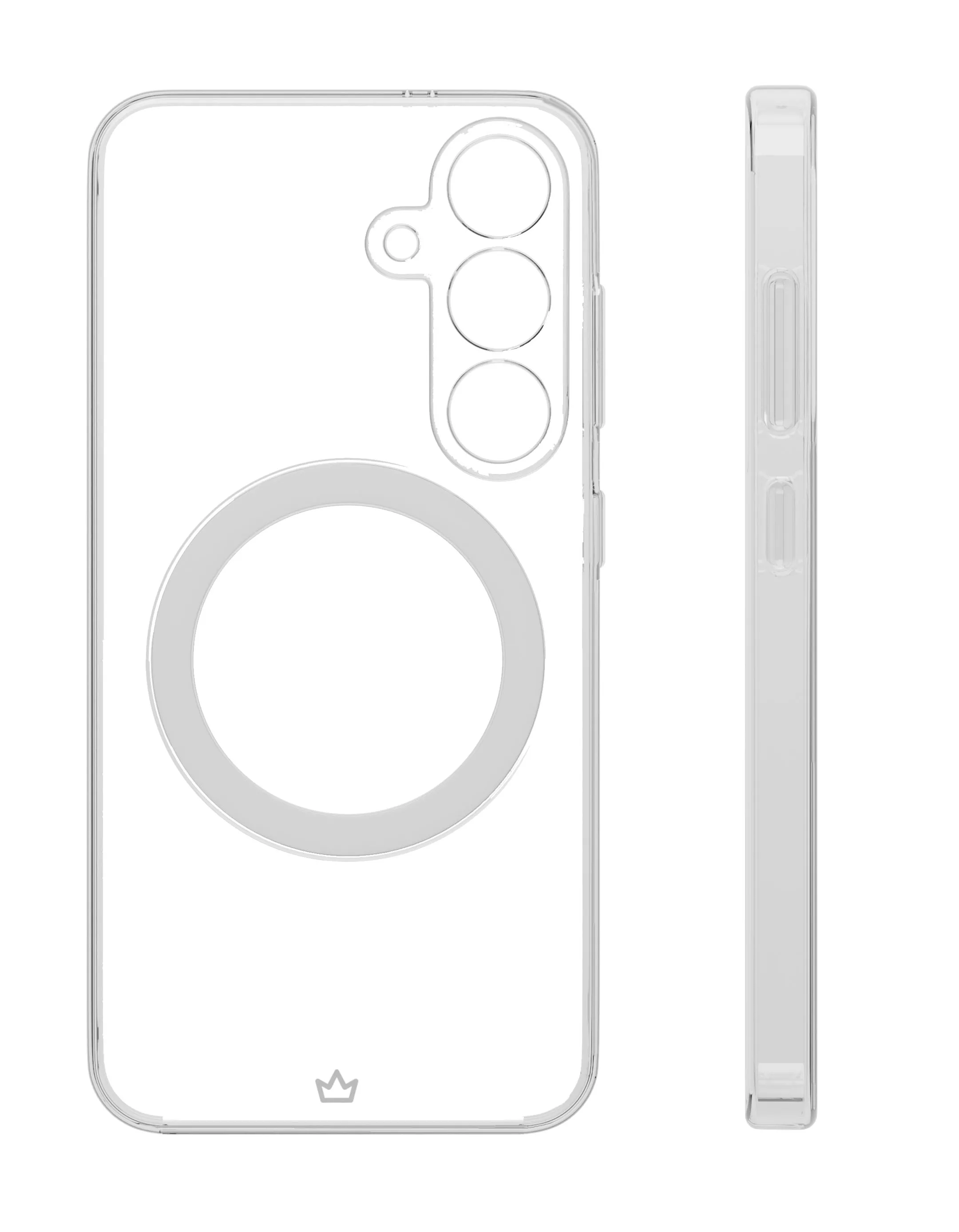 Чехол VLP Puro Case MagSafe для Samsung S25, прозрачный (10521005) Фото 2