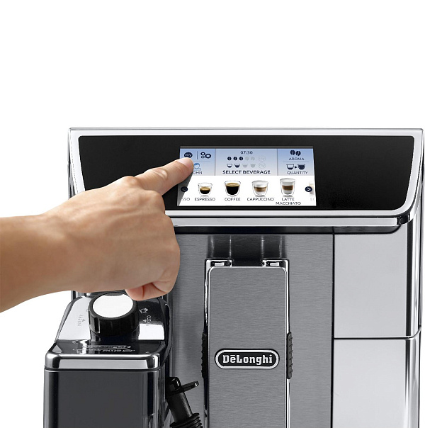 Кофемашина DeLоnghi PrimaDonna Elite ECAM 650.75.MS, серебристый Фото 2