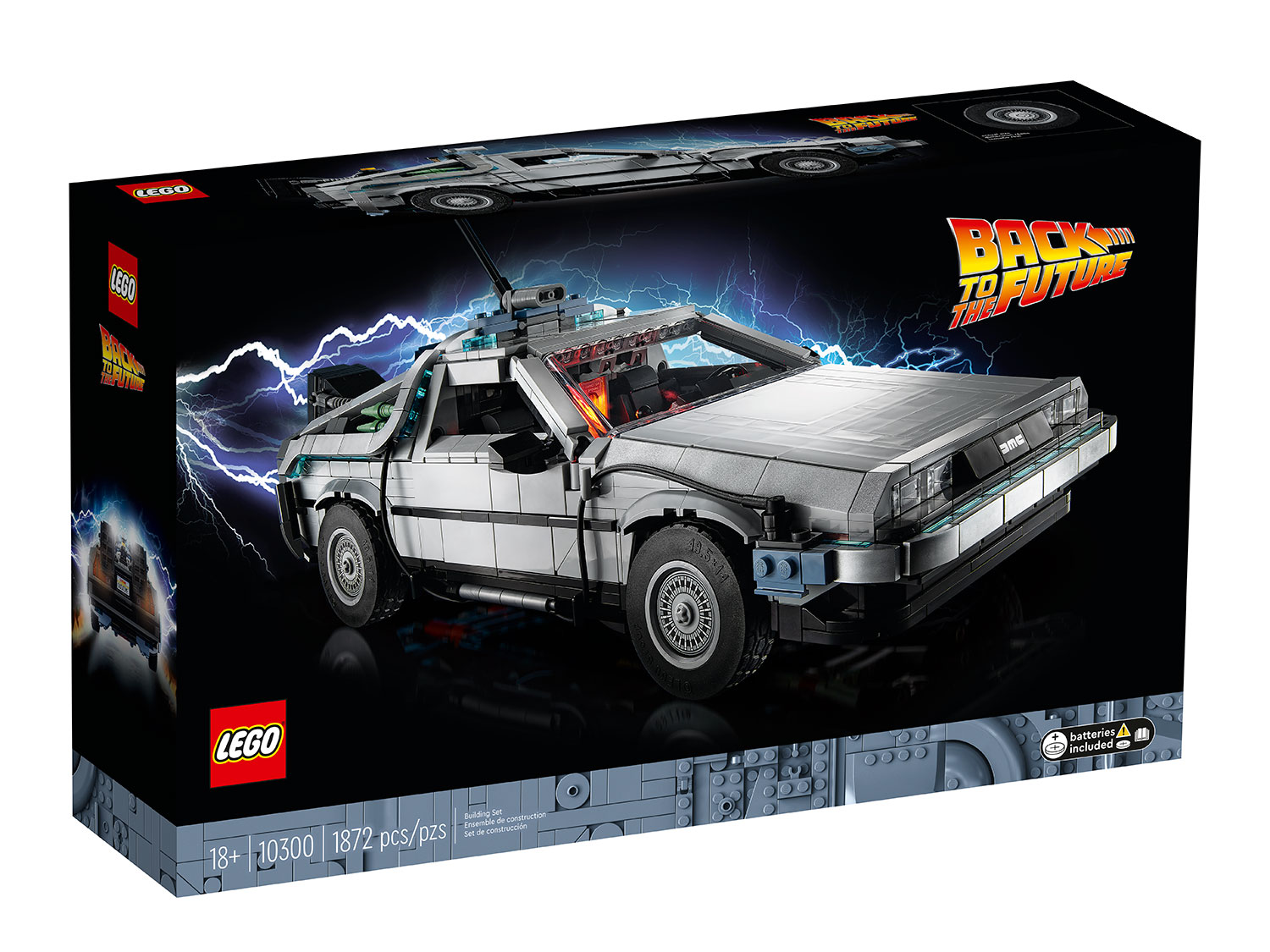 Конструктор LEGO «Назад в будущее: Машина времени» (10300) Фото 0