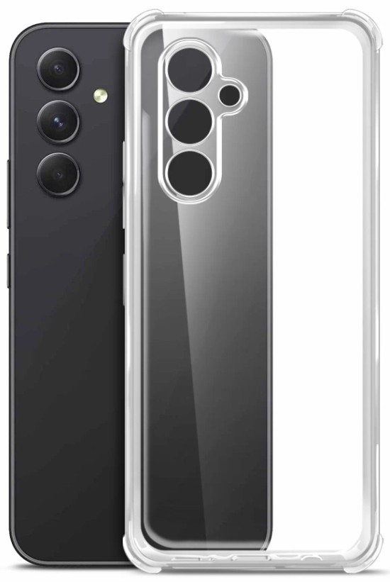 Силиконовый чехол для Samsung Galaxy A54, прозрачный Фото 0