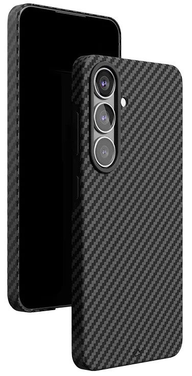 Чехол VLP Kevlar Case с MagSafe для Samsung S25, черный (1058048) Фото 0