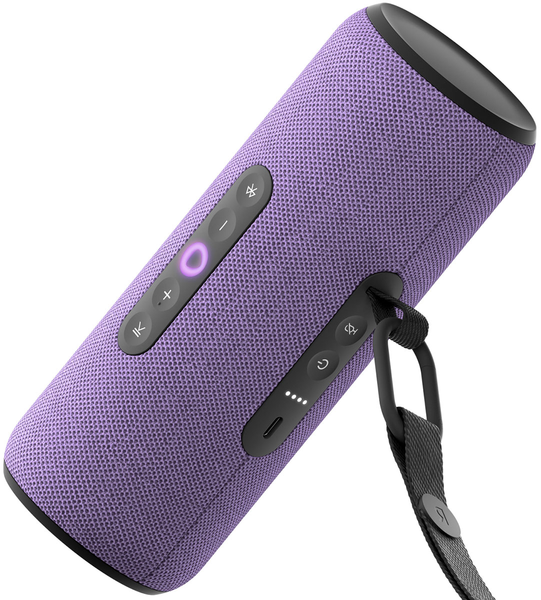 Умная портативная колонка Яндекс Станция Стрит с Алисой, фиолетовый Фото 0