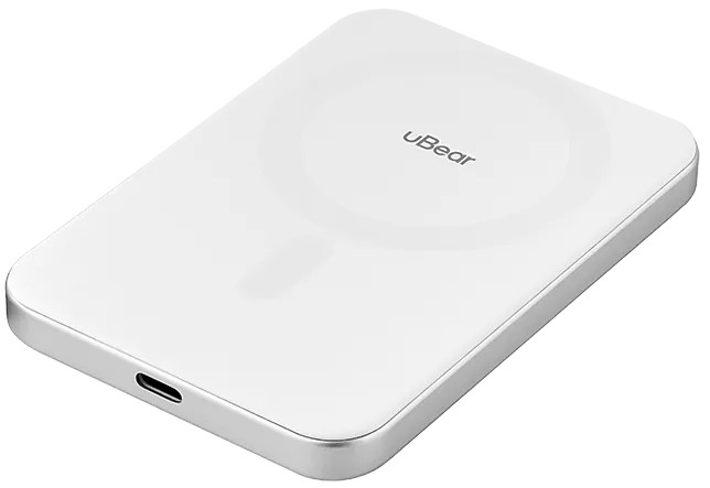 Внешний аккумулятор uBear Slide Magsafe 5000mAh Qi2 PD20W, белый Фото 2