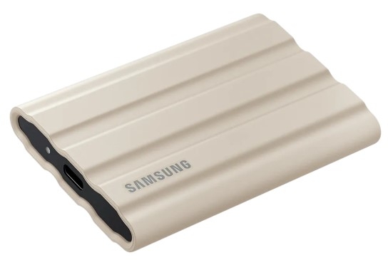 Внешний SSD диск Samsung T7 2Tb Shield Cream MU-PE2TOK Фото 2