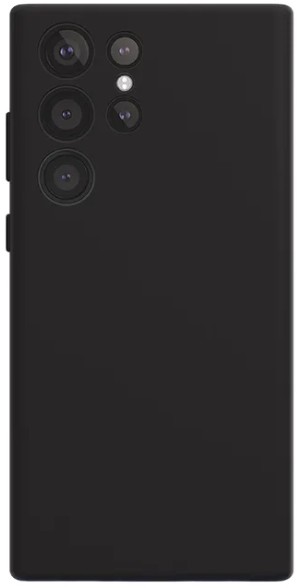 Чехол силиконовый VLP Aster Case для Samsung Galaxy S24 Ultra, черный Фото 0