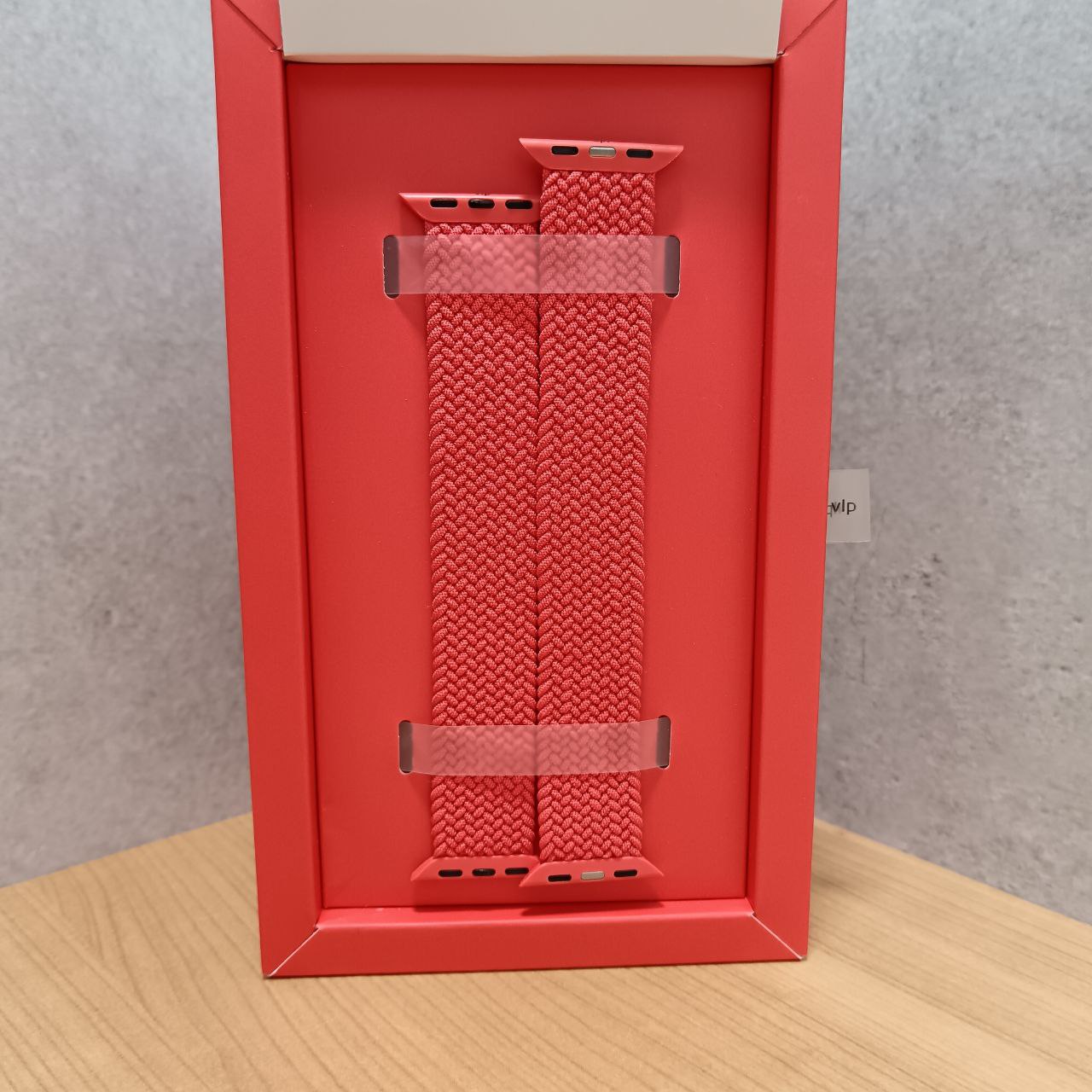 Ремешок для смарт-часов vlp для Apple Watch 38/40/41, L/XL, 2шт, нейлоновый плетёный, коралловый Фото 2