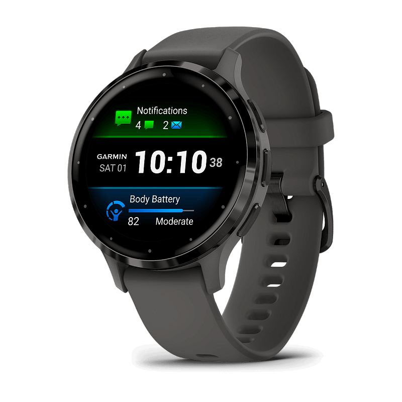 Смарт-часы Garmin Venu 3S, Pebble Gray + Slate (010-02785-00) Фото 0