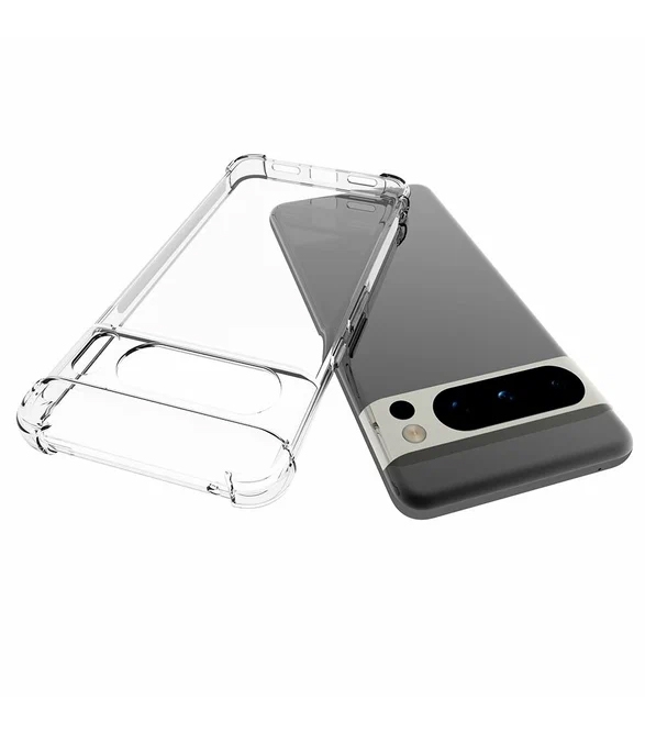 Силиконовый чехол для Pixel 8 Pro, прозрачный Фото 2