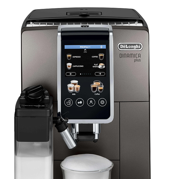Кофемашина DeLonghi Dinamica Plus ECAM380.95.TB, черный/серый Фото 2