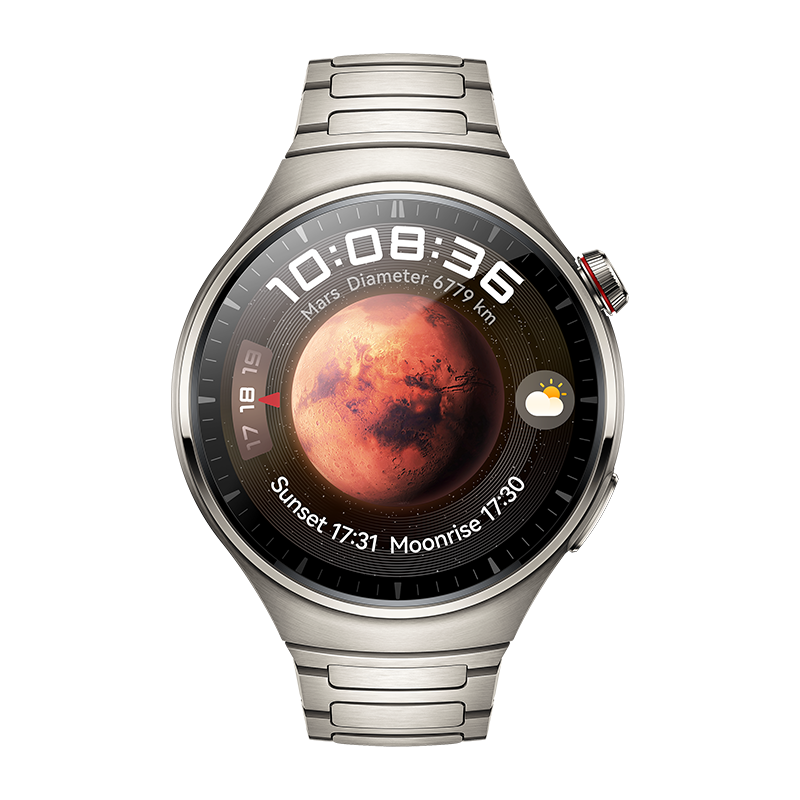 Смарт-часы HUAWEI WATCH 4 Pro, (55020APC) титановый серебристый Фото 1