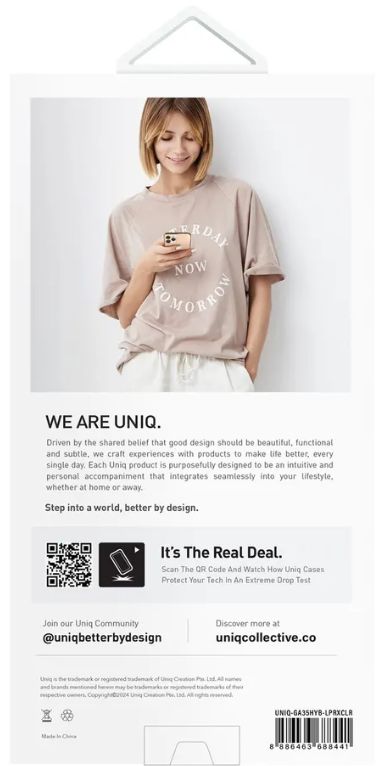 Чехол Uniq LifePro Xtreme для Galaxy A35, прозрачный (GA35HYB-LPRXCLR) Фото 2