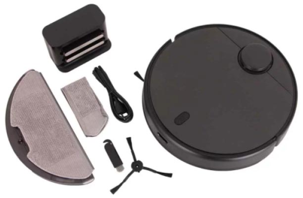 Робот-пылесос Xiaomi Mijia Robot Vacuum Mop LDS 2 Pro, черный Фото 4