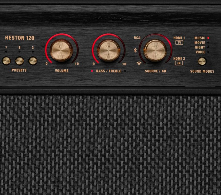 Саундбар Marshall Heston 120, черный Фото 4