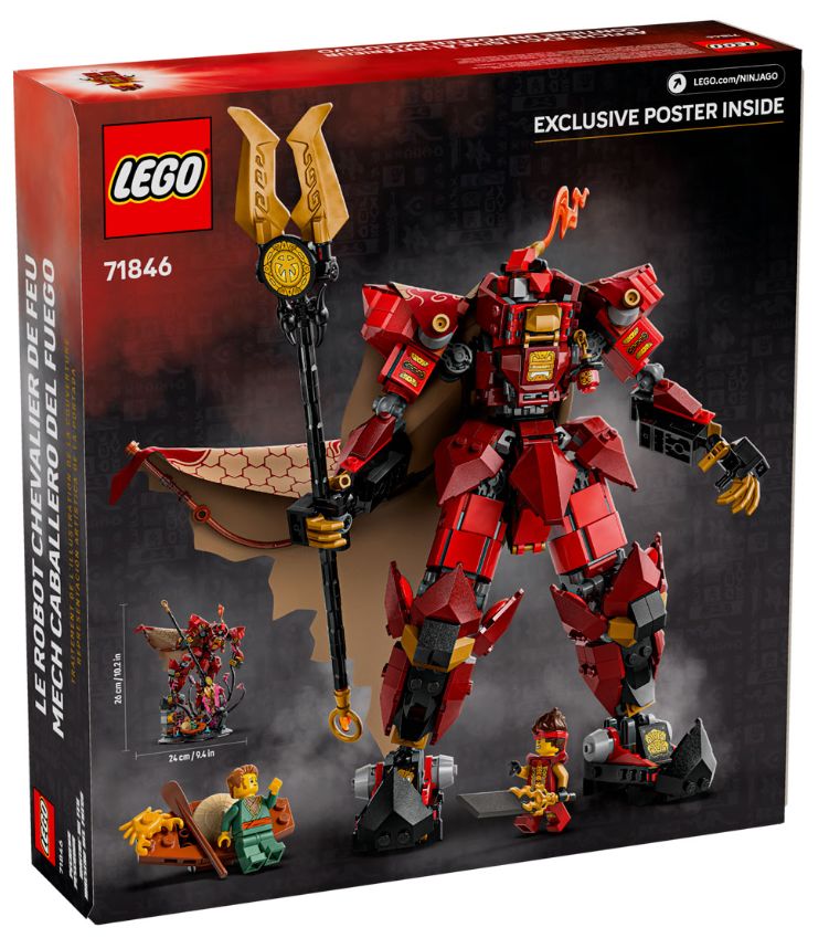 Конструктор LEGO Ninjago 71846 Боевой робот «Рыцарь огня» Фото 0