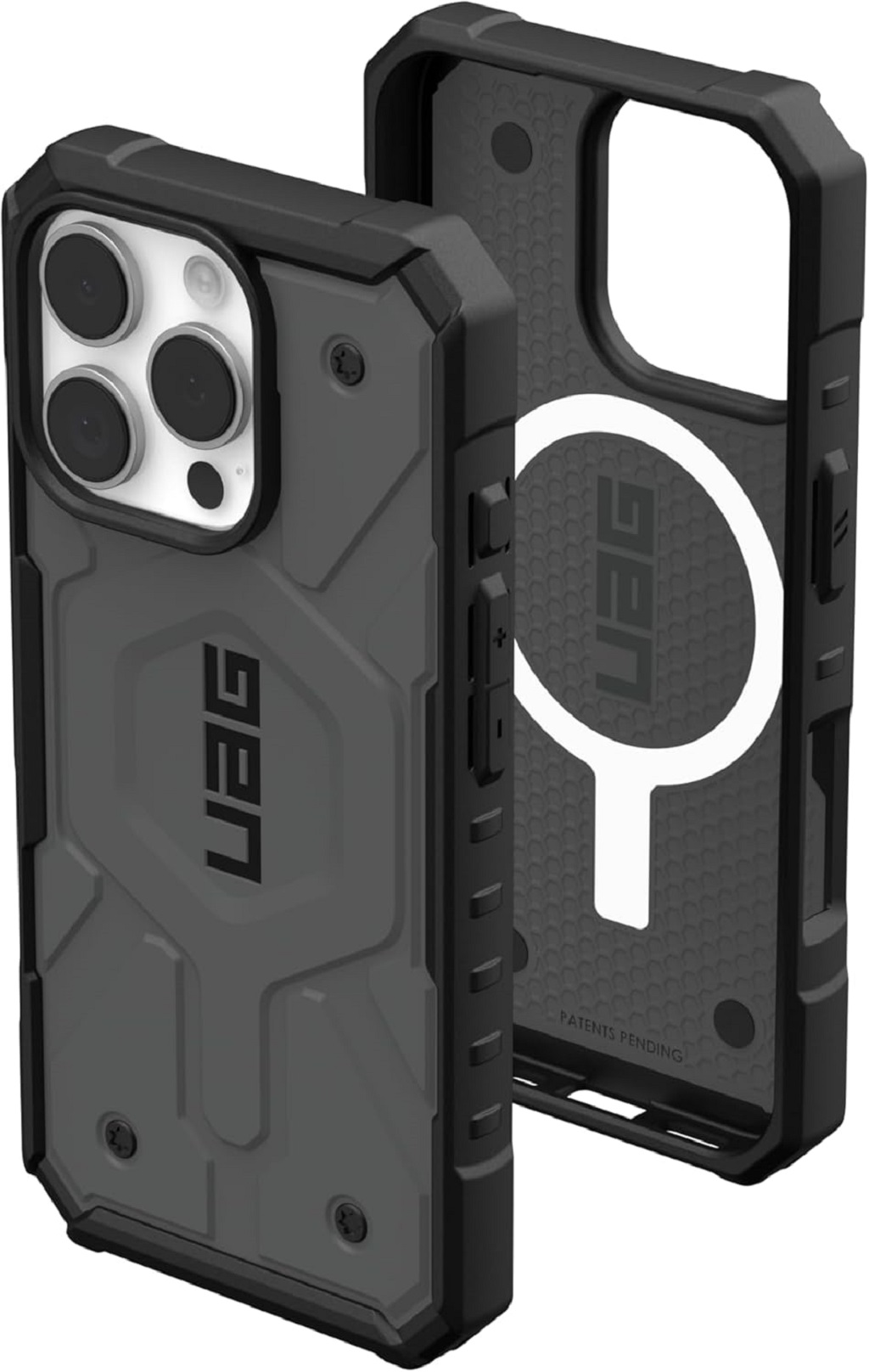 Чехол UAG Pathfinder c MagSafe для iPhone 16 Pro, серебро (114468113333) Фото 3