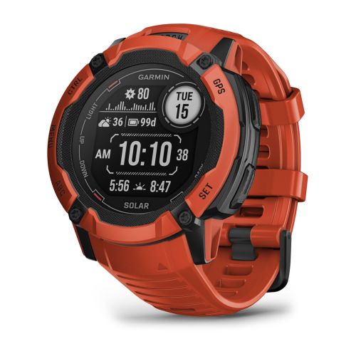 Смарт-часы Garmin Instinct 2X Solar, красный (010-02805-01) Фото 0