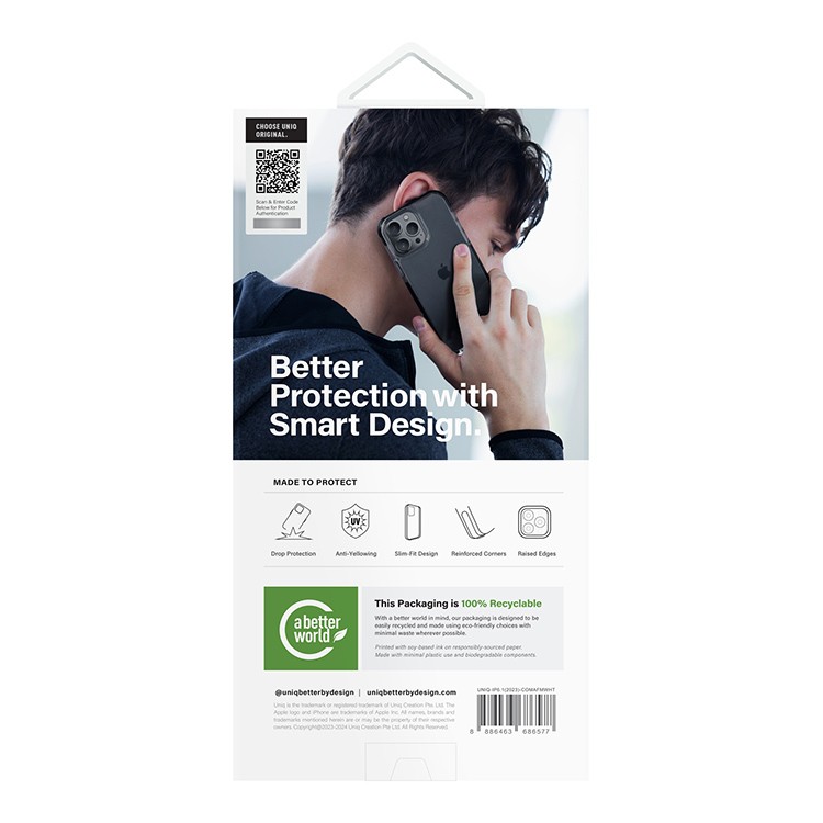 Чехол UNIQ COMBAT iPhone 15 Pro, черный (IP6.1P(2023)-COMBLK) Фото 7