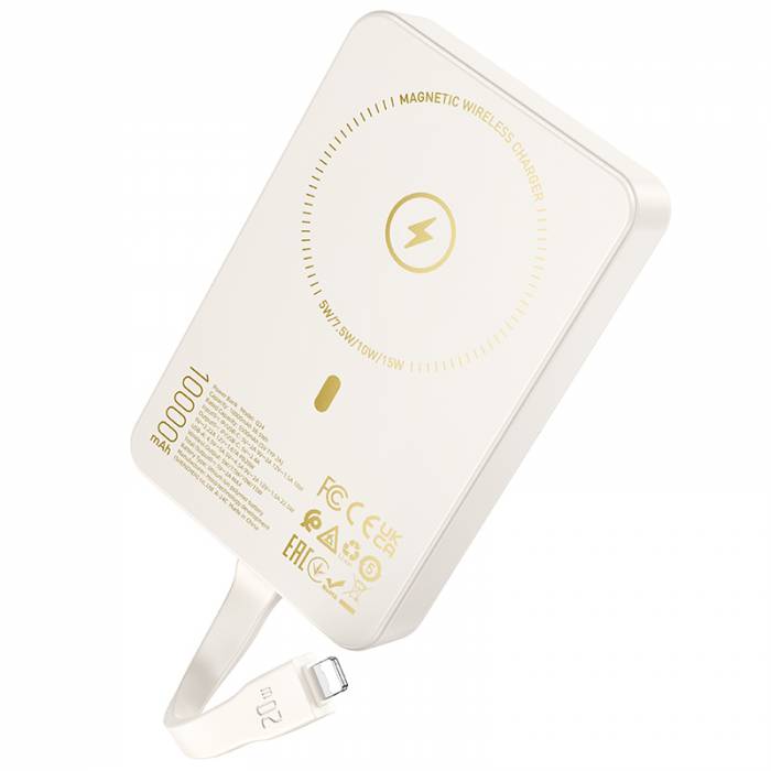 Внешний аккумулятор Hoco Q24 10000 mAh бежевый Фото 1