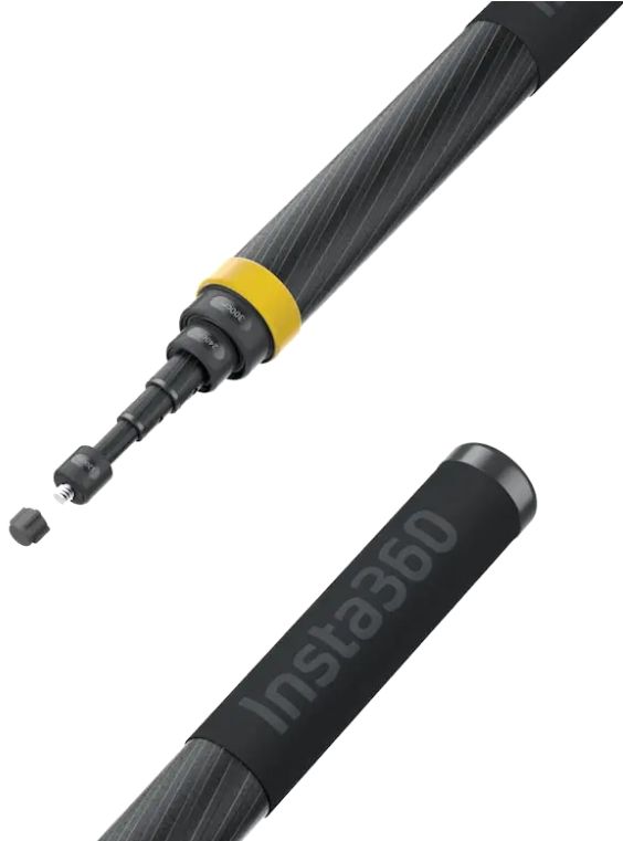 Телескопическая селфи-палка Insta360 Extended Edition Selfie Stick 3 м, карбон Фото 2