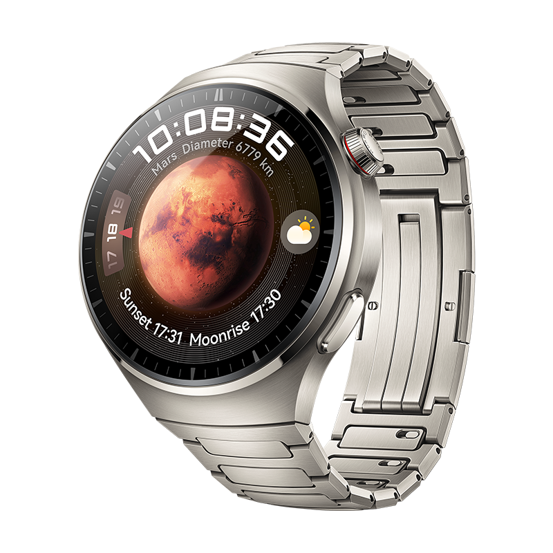 Смарт-часы HUAWEI WATCH 4 Pro, (55020APC) титановый серебристый Фото 0