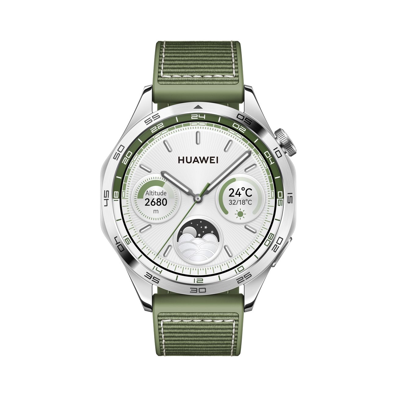 Смарт-часы HUAWEI Watch GT4 PNX-B19 (55020BGY) Woven Green Фото 1