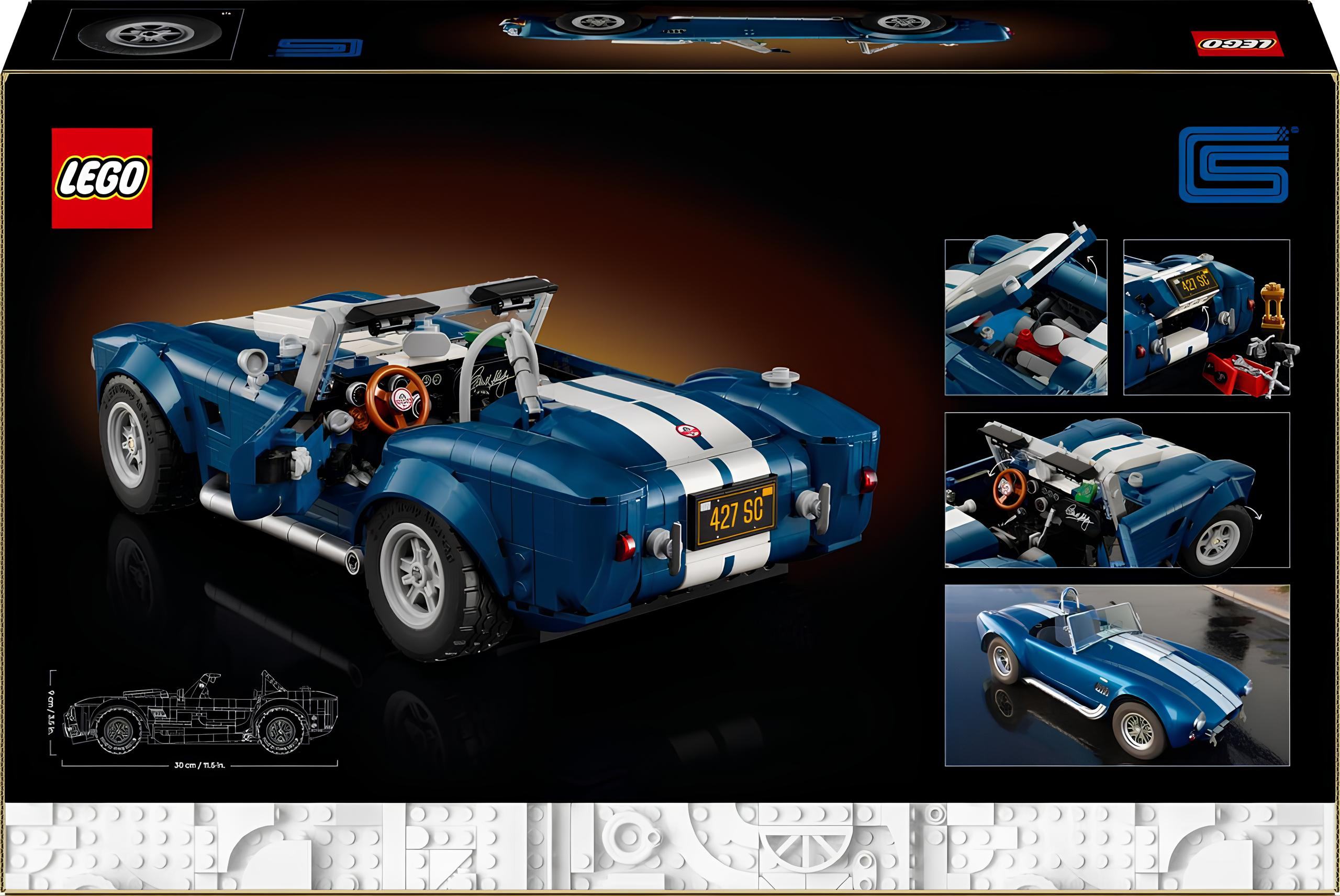 Конструктор LEGO Icons 10357 Shelby Cobra 427 S/C Фото 1