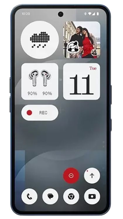 Смартфон Nothing Phone (3a) 12/256Гб, синий Фото 2