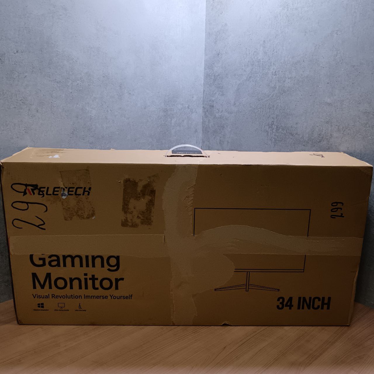 Монитор Reletech G34WQ, черный Фото 1