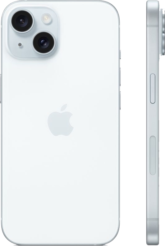 Смартфон Apple iPhone 15 256Гб, голубой Фото 1