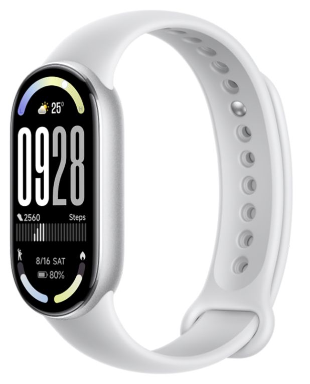 Фитнес-браслет Xiaomi Smart Band 10, серебристый (Glacier Silver) Фото 1